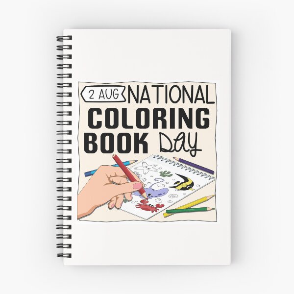Item preview, 2 Aug National Coloring Book - Wacky Holidays designed and sold by ChemicalXShop.