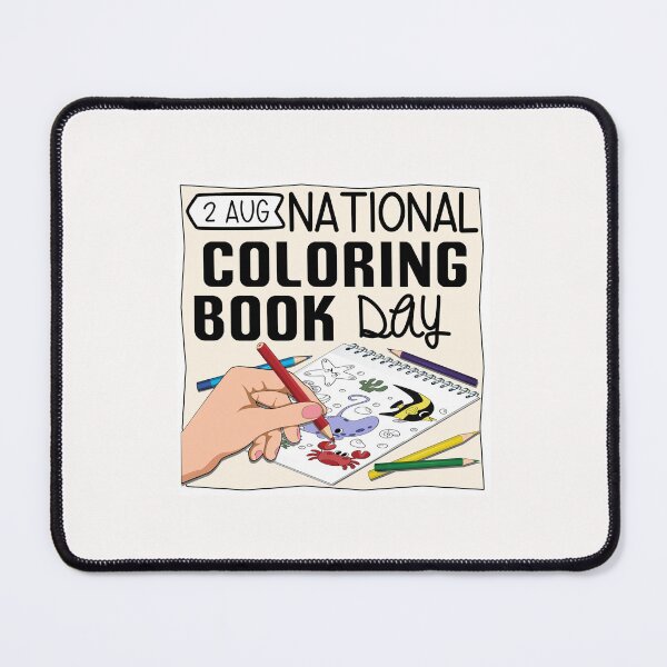 Item preview, 2 Aug National Coloring Book - Wacky Holidays designed and sold by ChemicalXShop.