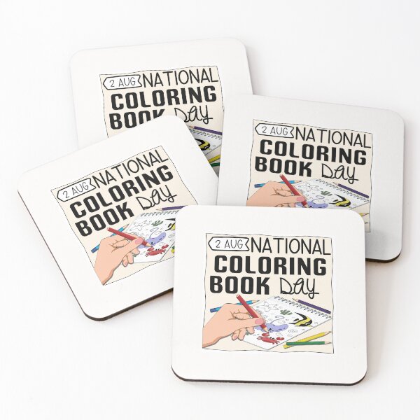 Item preview, 2 Aug National Coloring Book - Wacky Holidays designed and sold by ChemicalXShop.