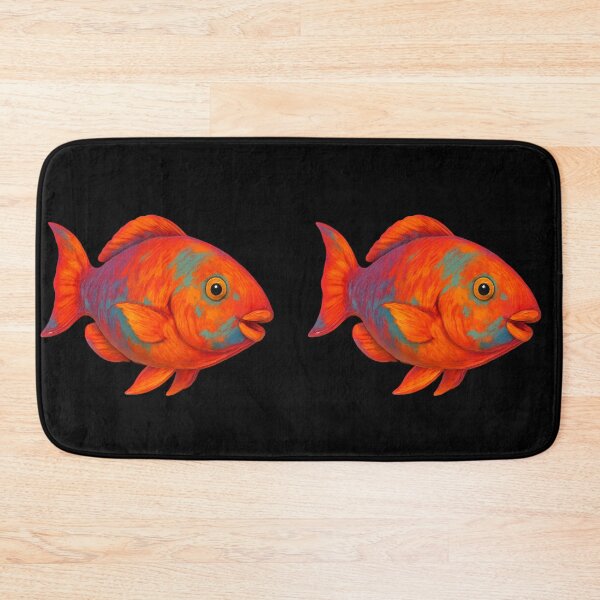 Item preview, Orange Green Parrotfish - Cute designed and sold by DamioPolArt.