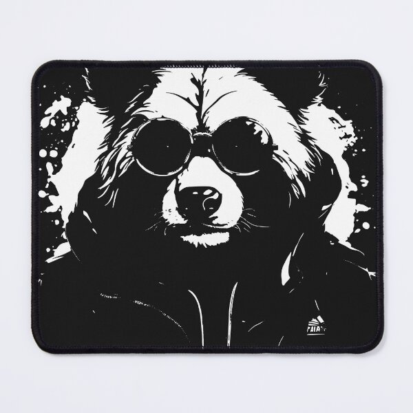 Item preview, Cool Bear in Shades – Urban Wildlife Stencil designed and sold by YuriiHL.