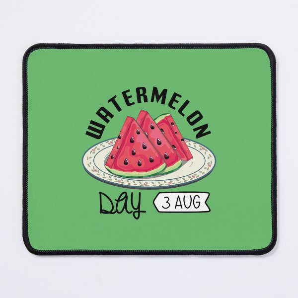 Item preview, 3 Aug Watermelon Day - Wacky Holidays designed and sold by ChemicalXShop.
