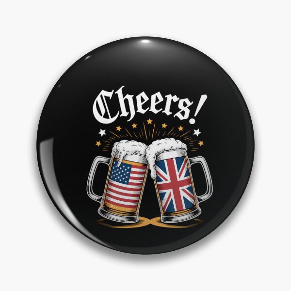 Item preview, British American Flag Beer Drinking Joke designed and sold by DeadlockCrew.