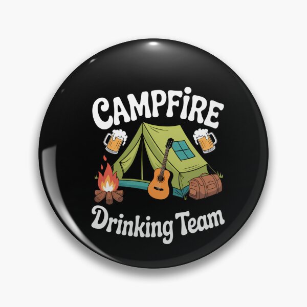 Item preview, Campfire Funny Drinking Beer Joke Camping designed and sold by DeadlockCrew.