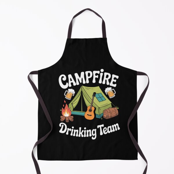 Item preview, Campfire Funny Drinking Beer Joke Camping designed and sold by DeadlockCrew.