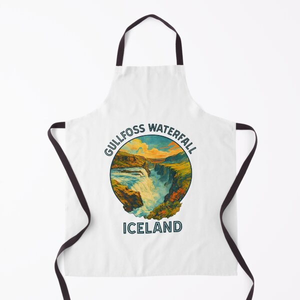 Item preview, Gullfoss Waterfall Iceland – Nordic Nature Travel Art designed and sold by inkNext.
