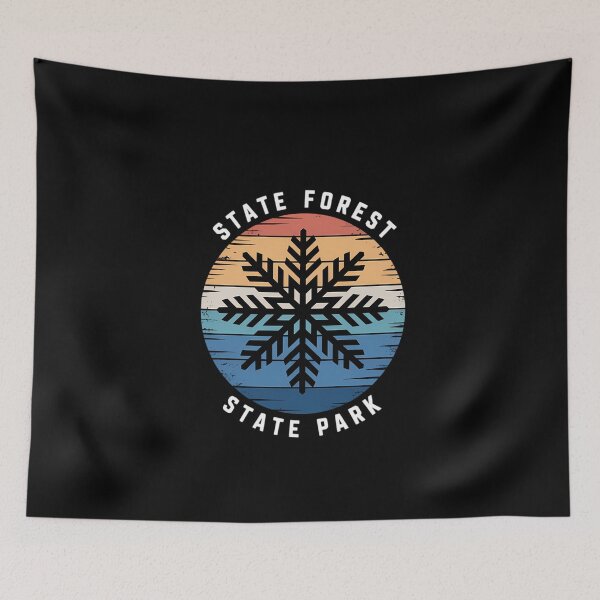Item preview, State Forest State Park Colorado Snowflake Christmas designed and sold by DeadlockCrew.