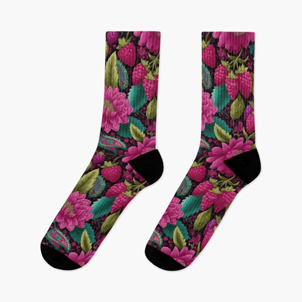 Item preview, Vibrant Floral and Berry Seamless Pattern designed and sold by RGShirtWorks.