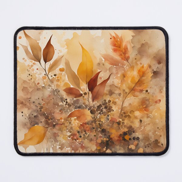 Item preview, Elegant  Florals Pattern Romantic  Gold  Brown Autumn Colors,  Fall Vibes, Pattern Watercolor designed and sold by KolorellaS.