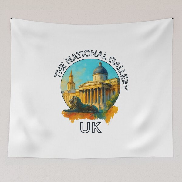 Item preview, The National Gallery London - British Art Landmark designed and sold by inkNext.