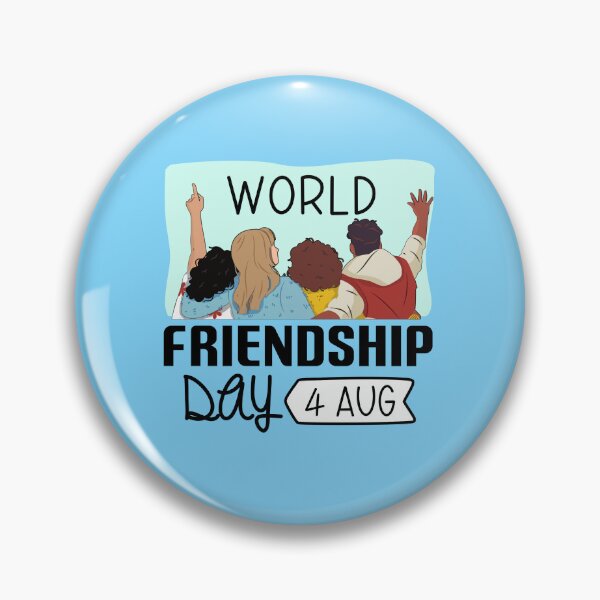 Item preview, 4 Aug World Friendship Day - Wacky Holidays  designed and sold by ChemicalXShop.