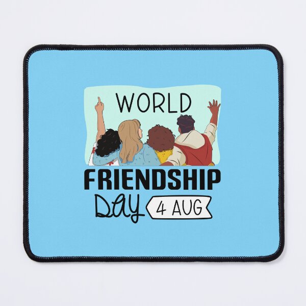 Item preview, 4 Aug World Friendship Day - Wacky Holidays  designed and sold by ChemicalXShop.