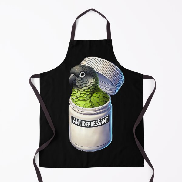 Item preview, Funny Antidepressant Nanday Dusky Conure Parrot Lover Meme designed and sold by Kimberley King Art King Art.
