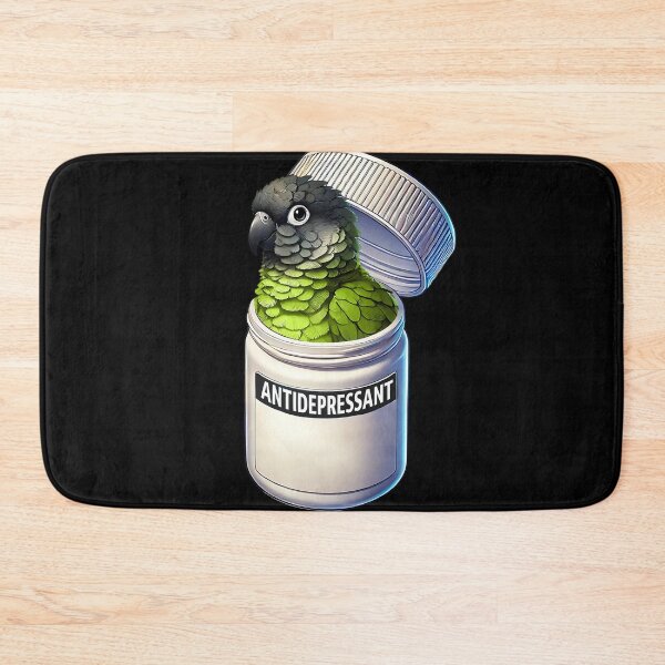 Item preview, Funny Antidepressant Nanday Dusky Conure Parrot Lover Meme designed and sold by Kimberley King Art  King Art.