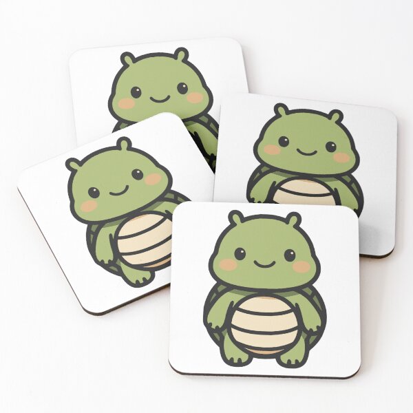 Item preview, Cute Chubby Turtle – Kawaii Cartoon Animal Vector designed and sold by Kubala.