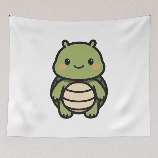 Item preview, Cute Chubby Turtle – Kawaii Cartoon Animal Vector designed and sold by Kubala.