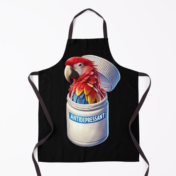 Item preview, Funny Antidepressant Scarlet Macaw Parrot Lover Meme designed and sold by Kimberley King Art  King Art.