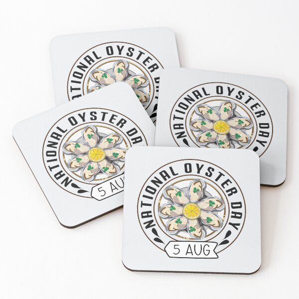 Item preview, 5 Aug National Oyster Day - Wacky Holidays  designed and sold by ChemicalXShop.
