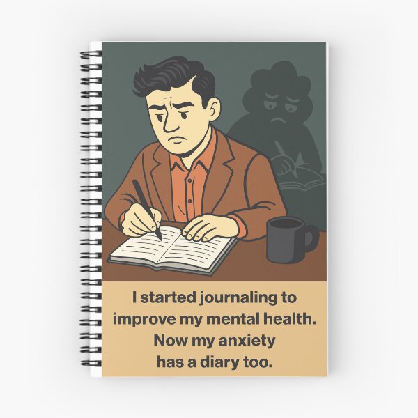 Item preview, Dear Diary, Anxiety Says Hi designed and sold by BANGBUNG.