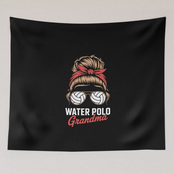 Item preview, Water Polo Grandma Waterpolo Player Messy Bun designed and sold by DeadlockCrew.