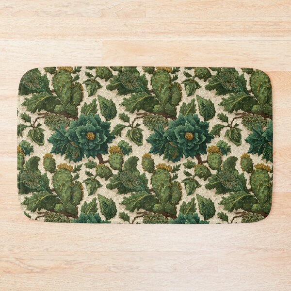 Item preview, Vintage Botanical Engraving Pattern with Cacti and Leaves. designed and sold by RGShirtWorks.