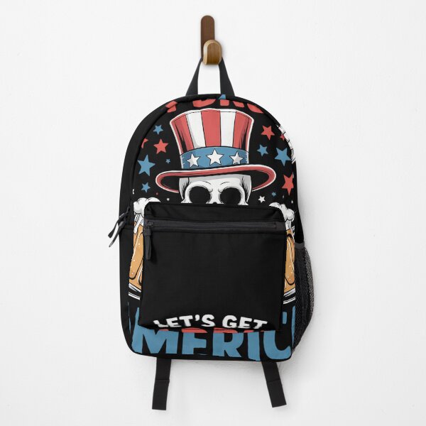Item preview, 4th Of July Beer Drinking Skeleton America designed and sold by savrmiller.