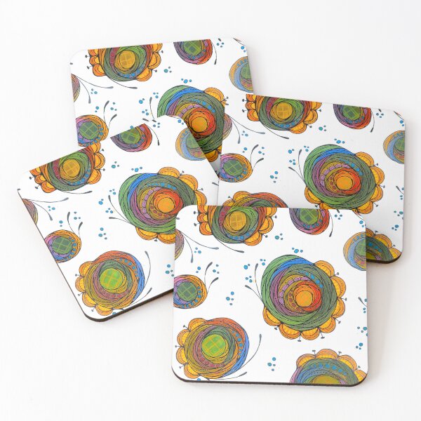 Item preview, Retro Funk Flora Olive designed and sold by Arli Design.