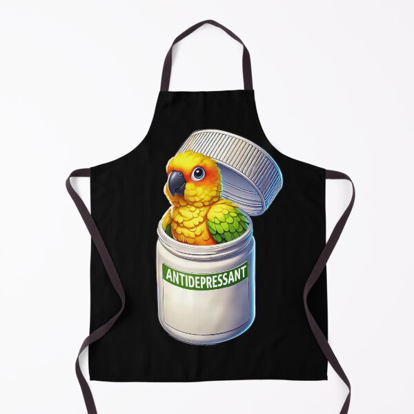 Item preview, Funny Antidepressant Sun Conure Parrot Lover Meme designed and sold by Kimberley King Art  King Art.