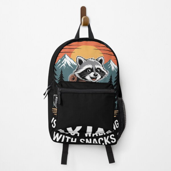 Item preview, Hiking Lovers Raccoon Funny Joke Snacks Lovers designed and sold by savrmiller.