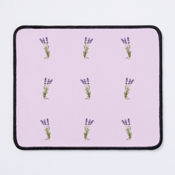 Item preview, Lavender flower pattern on pastel pink background creating a calming and elegant decor aesthetic suitable for various design projects designed and sold by Ms. Iryna.