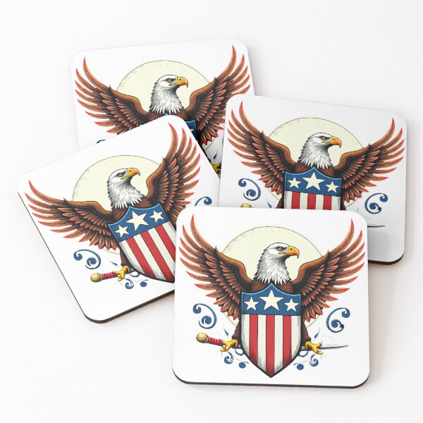 Item preview, American Flag With Eagle designed and sold by a2zbuyshop.