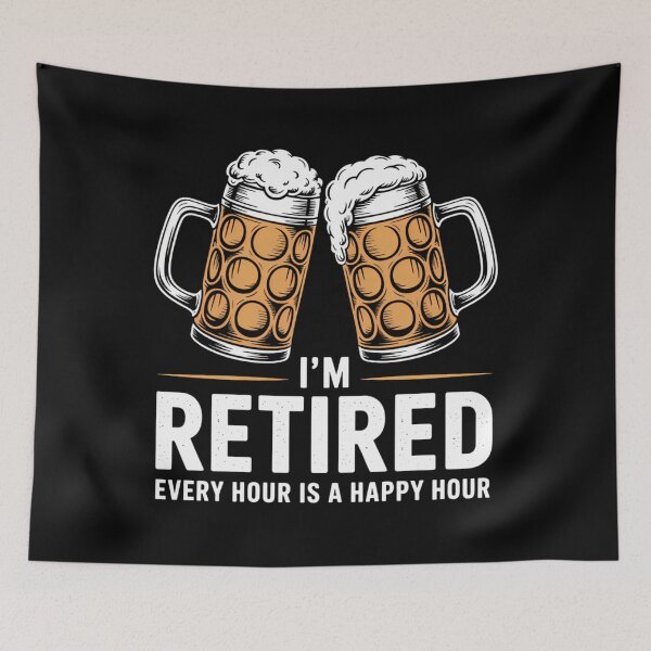 Item preview, Retired Joke Beer Drinking Retirement designed and sold by savrmiller.