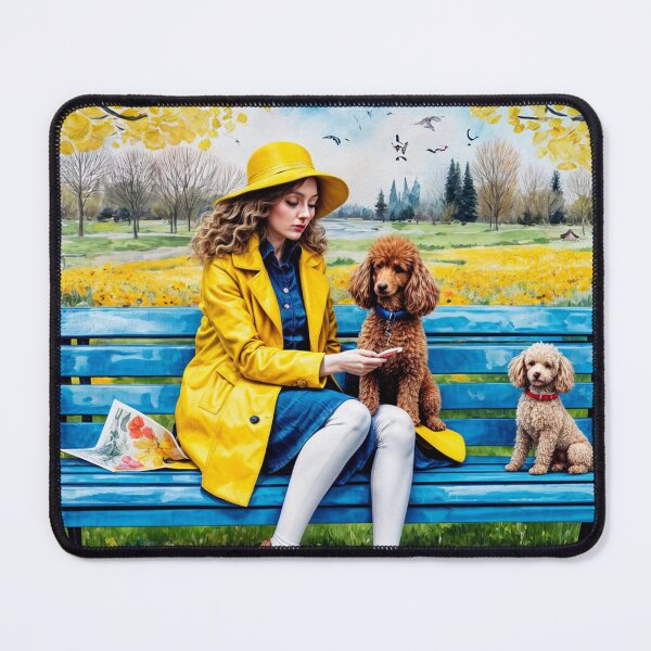 Item preview, Relaxation with Poodles designed and sold by M-Y-A-R-T-.