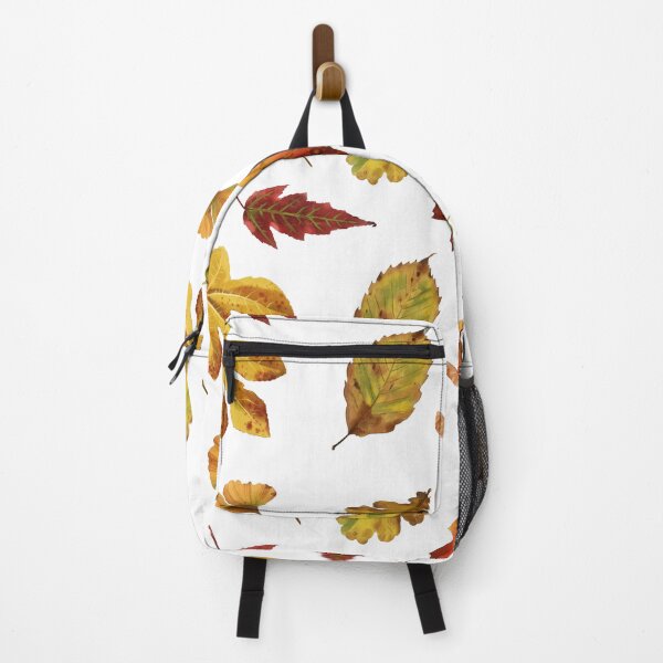 Item preview, Colorful arrangement of autumn leaves on a white background showcasing the beauty of fall in nature designed and sold by Ms. Iryna.