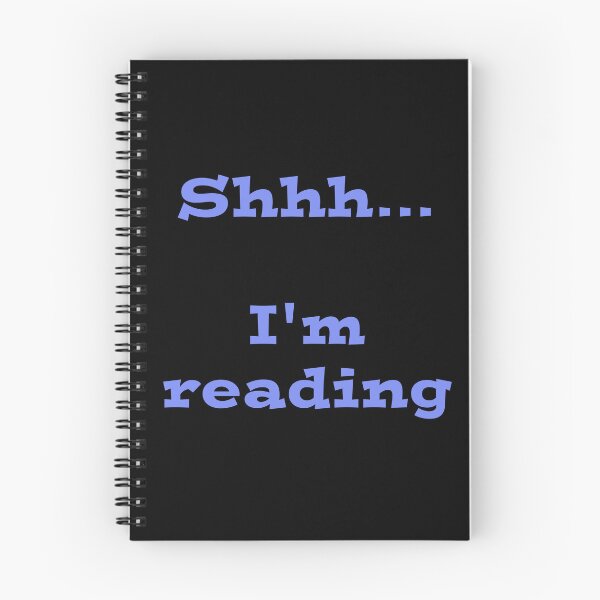 Item preview, Shhh... I'm Reading - Lavender Blue designed and sold by sambarnesart.