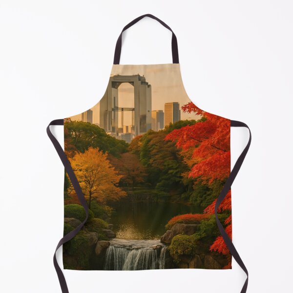 Item preview, Urban Autumn Oasis in Osaka, Japan – Umeda Sky Building & Fall Colors designed and sold by NihonKamonScape.