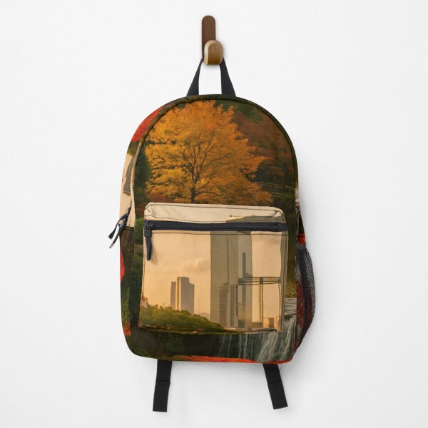 Item preview, Urban Autumn Oasis in Osaka, Japan – Umeda Sky Building & Fall Colors designed and sold by NihonKamonScape.