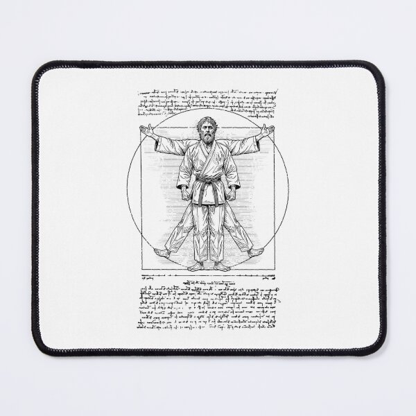 Item preview, Vitruvian Man Martial Arts Jiu Jitsu Karate Judo Budo Gi designed and sold by GrandeDuc.