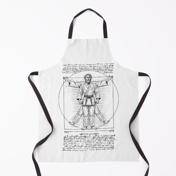 Item preview, Vitruvian Man Martial Arts Jiu Jitsu Karate Judo Budo Gi designed and sold by GrandeDuc.