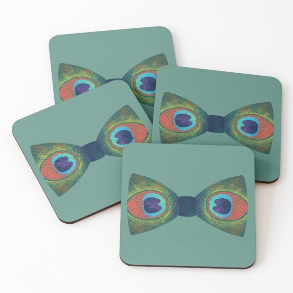 Item preview, Michael's Beautiful Green and Blue Peacock Bowtie designed and sold by Yulia Saraswati.