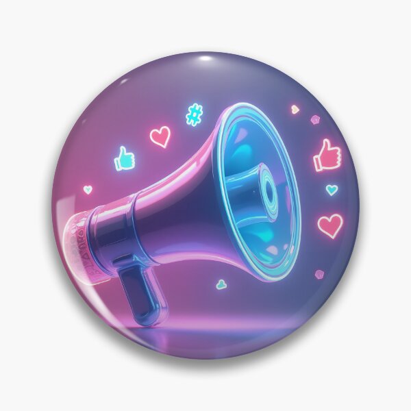 Item preview, Vibrant Digital Megaphone designed and sold by stableImaginarium.
