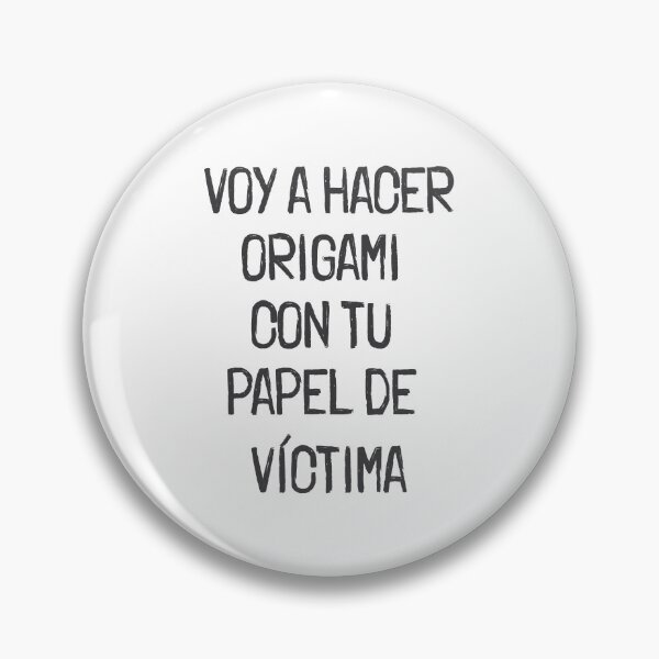 Item preview, Voy a hacer origami con tu papel de víctima designed and sold by Vector Wonders.