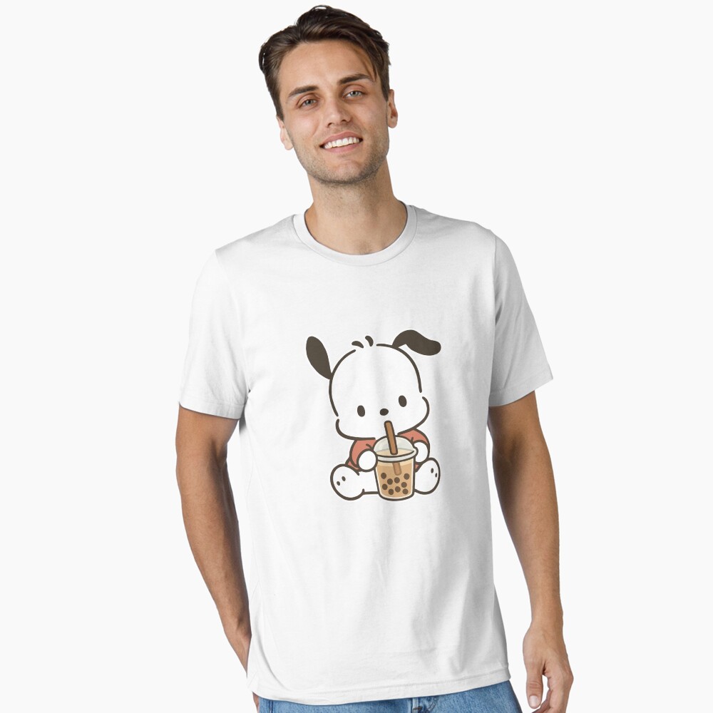Pochacco Drinking Bubble Tea - FAN ART Poster