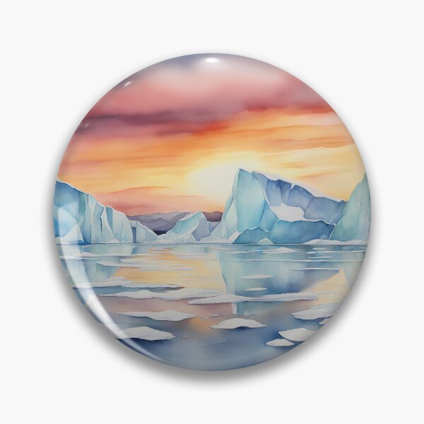 Item preview, Polar Ice at Sunrise designed and sold by CalmnessbyChoice.
