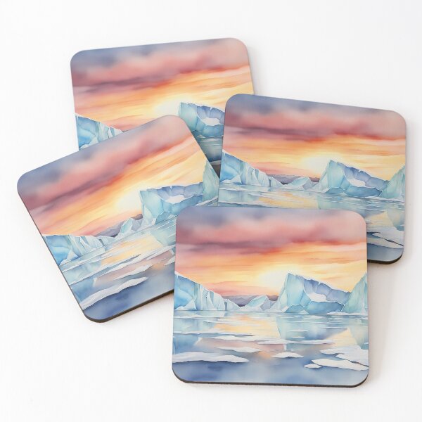 Item preview, Polar Ice at Sunrise designed and sold by CalmnessbyChoice.