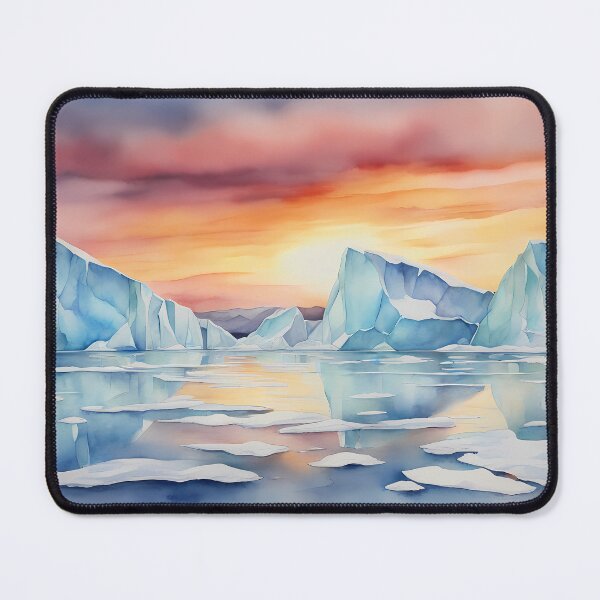 Item preview, Polar Ice at Sunrise designed and sold by CalmnessbyChoice.