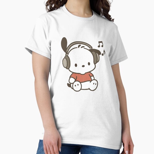 Item preview, Pochacco Listening to Music - FAN ART designed and sold by Lizscorpio.