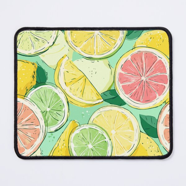 Item preview, Citrus Fruit Pattern — Lemon, Lime & Grapefruit Joy designed and sold by Moss and Moon Studio.