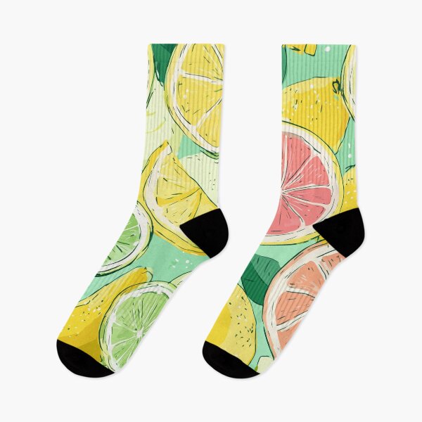 Item preview, Citrus Fruit Pattern — Lemon, Lime & Grapefruit Joy designed and sold by Moss and Moon Studio.