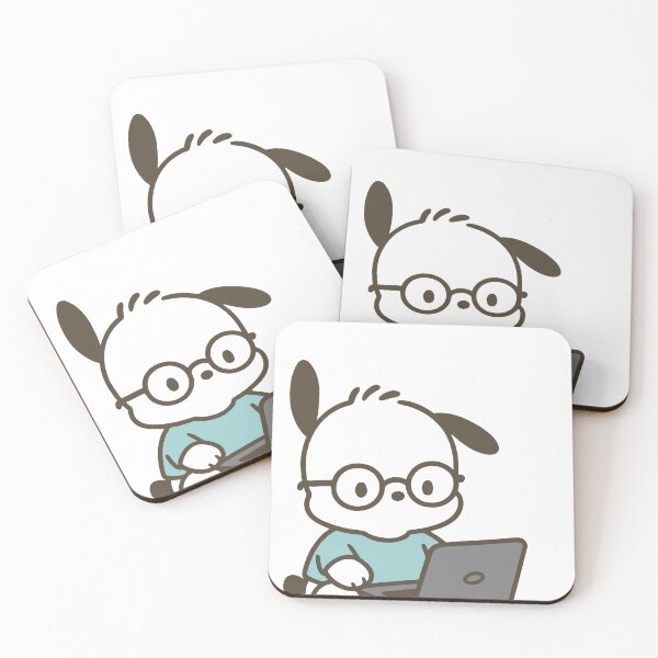 Item preview, Pochacco on Laptop designed and sold by Lizscorpio.